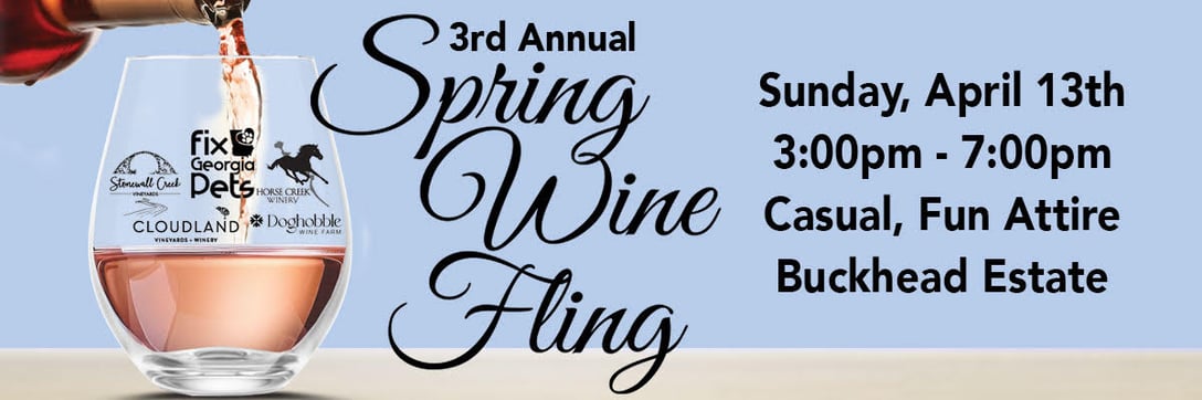 Fix Georgia Pets Spring Wine Fling 2025